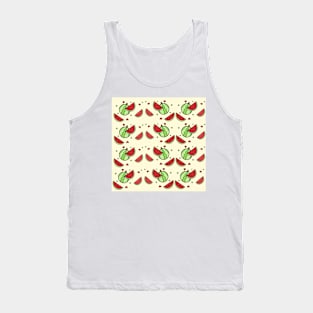 Watermelons and hearts pattern Tank Top